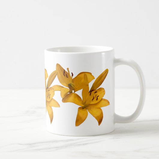 Golden Lilies Kaffeetasse (Rechts)