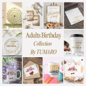 Golden Lilies theme Erwachsene Party Serviette