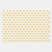 Golden Lily Blume, Nutcracker und Balletttänzer Geschenkpapier Set (Vorderseite 2)