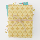 Golden Lily Blume, Nutcracker und Balletttänzer Geschenkpapier Set (Beispiel)