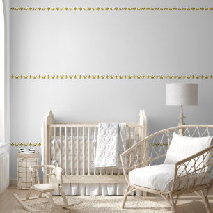 Golden Lily & Crown - luxuriöse königliche Grenze Tapete