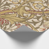 Golden Lily Muster Version 2 von William Morris Geschenkpapier (Ecke)