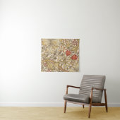 Golden Lily Muster Version 2 von William Morris Wandteppich (Beispiel (Horizontal))