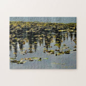 Golden Lily Pads Puzzle (Horizontal)
