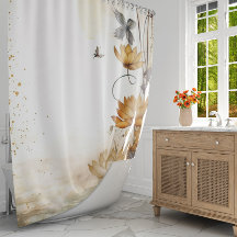 Golden Lily Serenity: Aquarellbraun Lilies