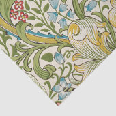 Golden Lily Wildblumen William Morris Seidenpapier (Detail)
