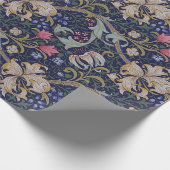 Golden Lily, William Morris Geschenkpapier (Ecke)