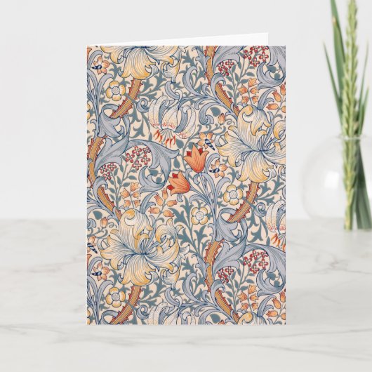 Golden Lily, William Morris Karte (Vorderseite)
