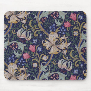 Golden Lily, William Morris Mousepad