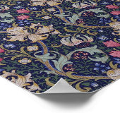 Golden Lily, William Morris Poster (Ecke)