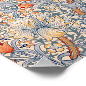 Golden Lily, William Morris Poster (Ecke)