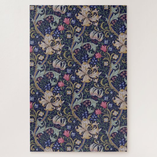 Golden Lily, William Morris Puzzle (Vertikal)