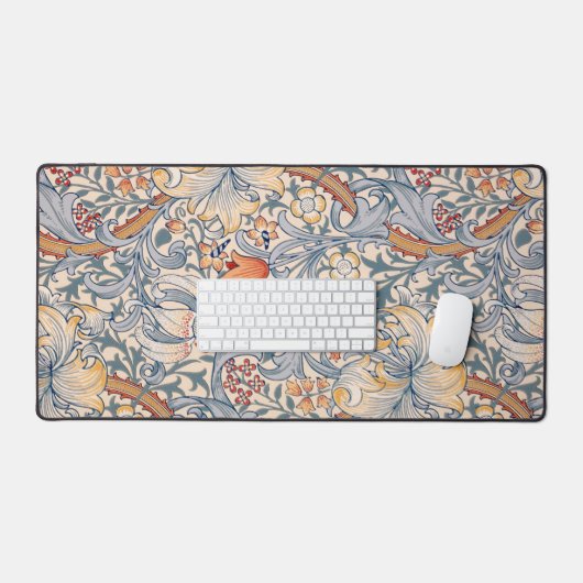 Golden Lily, William Morris Schreibtischunterlage (Tastatur & Maus)