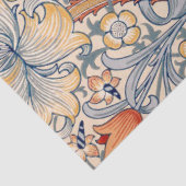 Golden Lily, William Morris Seidenpapier (Ausschnitt)