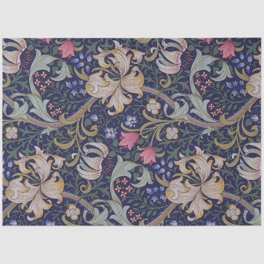 Golden Lily, William Morris Seidenpapier (Vorderseite)