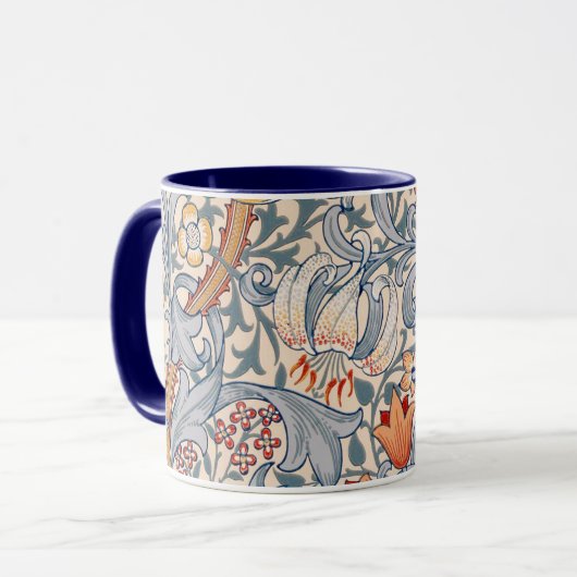 Golden Lily, William Morris Tasse (Vorderseite Links)