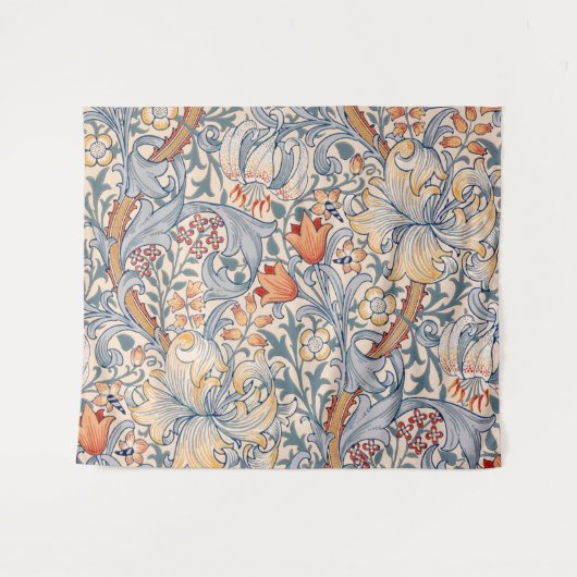 Golden Lily, William Morris Wandteppich (Vorderseite (Horizontal))