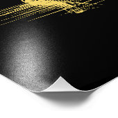 Golden Line Kunst, Dichtung und Musik Banca del Go Fotodruck (Ecke)