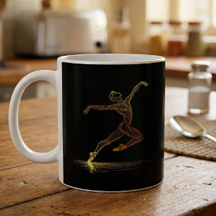 Golden Line Kunst, Dichtung und Musik Banca del Go Kaffeetasse