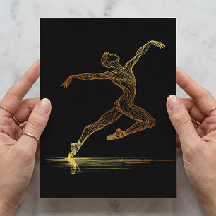 Golden Line Kunst, Dichtung und Musik Banca del Go Postkarte