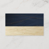 Golden Lines | Holzkörner Visitenkarte (Rückseite)