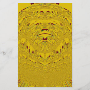 Golden Lion Head Printwerbung Briefpapier