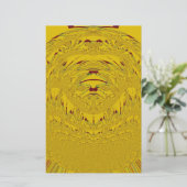 Golden Lion Head Printwerbung Briefpapier (Stehend Vorderseite)