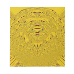 Golden Lion Head Printwerbung Notizblock