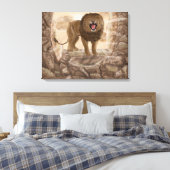 Golden Lion Leinwanddruck (Insitu (Schlafzimmer))
