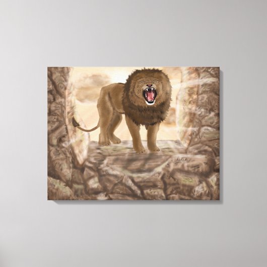 Golden Lion Leinwanddruck (Vorderseite)