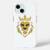 🦁 Golden Lion Luxury Phone Case - Powerful & Bold (Rückseite)