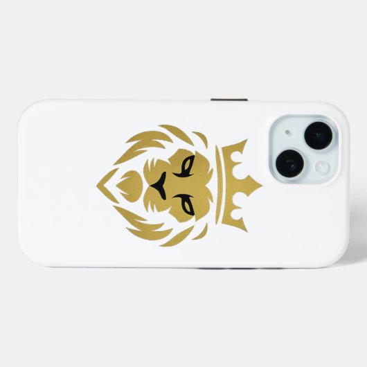 🦁 Golden Lion Luxury Phone Case - Powerful & Bold (Rückseite (Horizontal))