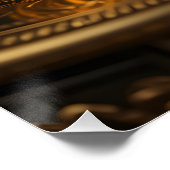 Golden Lion Majesty Poster (Ecke)