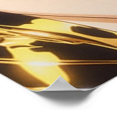 Golden Lipstick Poster (Ecke)