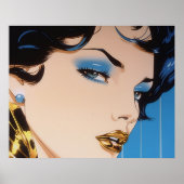 Golden Lipstick Poster (Vorne)