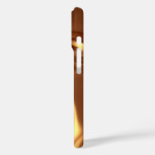 Golden Liquid iPhone 16 Hülle  (Rückseite / Links)