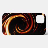 Golden Liquid Spiral Case-Mate iPhone Hülle (Rückseite (Horizontal))