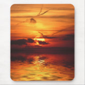 Golden Liquid Sunset Mousepad (Vorne)