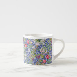 Golden Living Vintag floral Pattern Wilhelm Morris Espressotasse