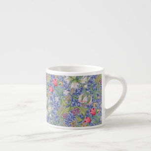Golden Living Vintag floral Pattern Wilhelm Morris Espressotasse