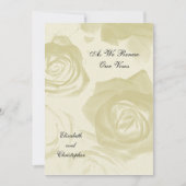 Golden Look Rose Neue Einladung (Vorderseite)