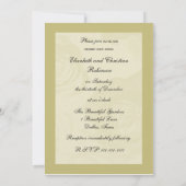 Golden Look Rose Neue Einladung (Rückseite)