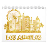 Golden Los Angeles City Kalender (Titelbild)