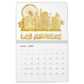 Golden Los Angeles City Kalender (Jan 2026)