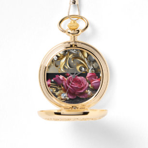 Golden Lotus Armbanduhr