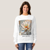 "Golden Lotus Bloom" Sweatshirt (Vorne ganz)