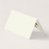 Golden Lotus Blume Visitenkarten (Rückseite)