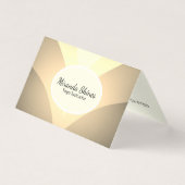 Golden Lotus Blume Visitenkarten (Vorderseite)