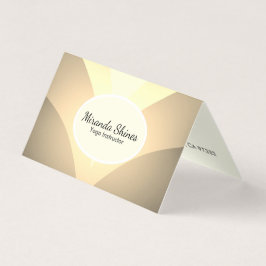 Golden Lotus Blume Visitenkarten