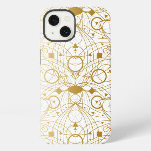 Golden Lotus Design Luxus iPhone 13 Hülle